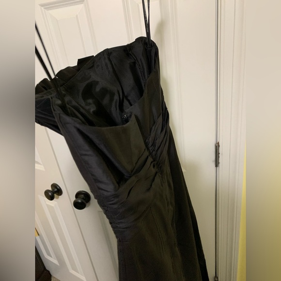 Vintage Silk Size 0/2 WATTERS&W Shantung Taffeta Strapless - Picture 6 of 11